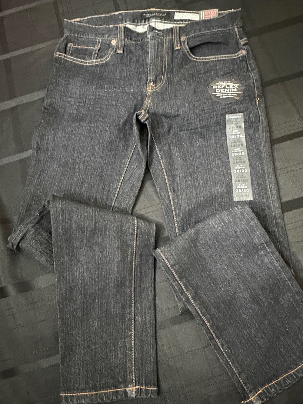 Aeropostale Dark Indigo Straight Leg Jeans
